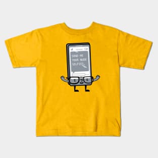 Selfie Phone Kids T-Shirt